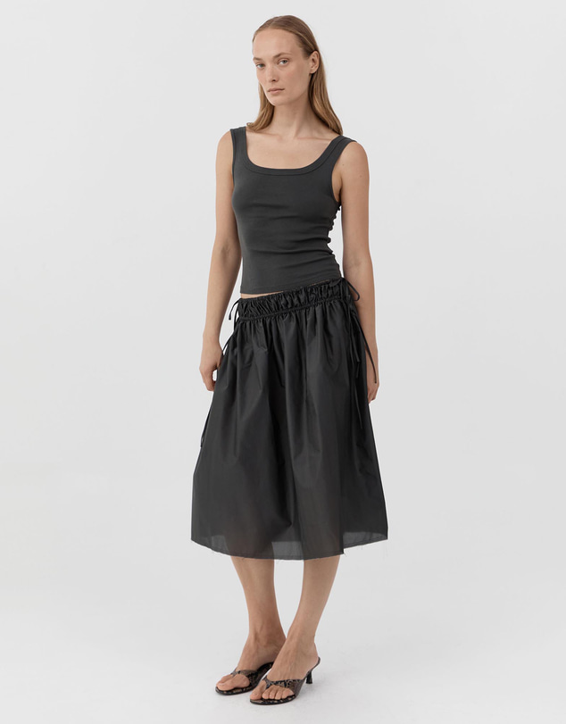 St. Agni - Organic Cotton Scooped Ballerina Top
