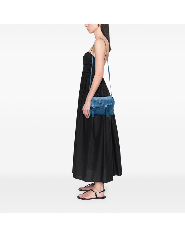 Pre-Loved by Azura Reborn - Pre-Loved Nappa Intrecciato Flap Satchel