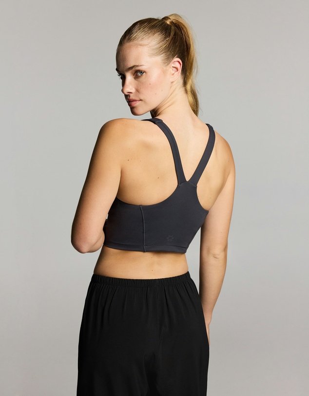 Rockwear - V Neck Low Impact Longline Sports Bra