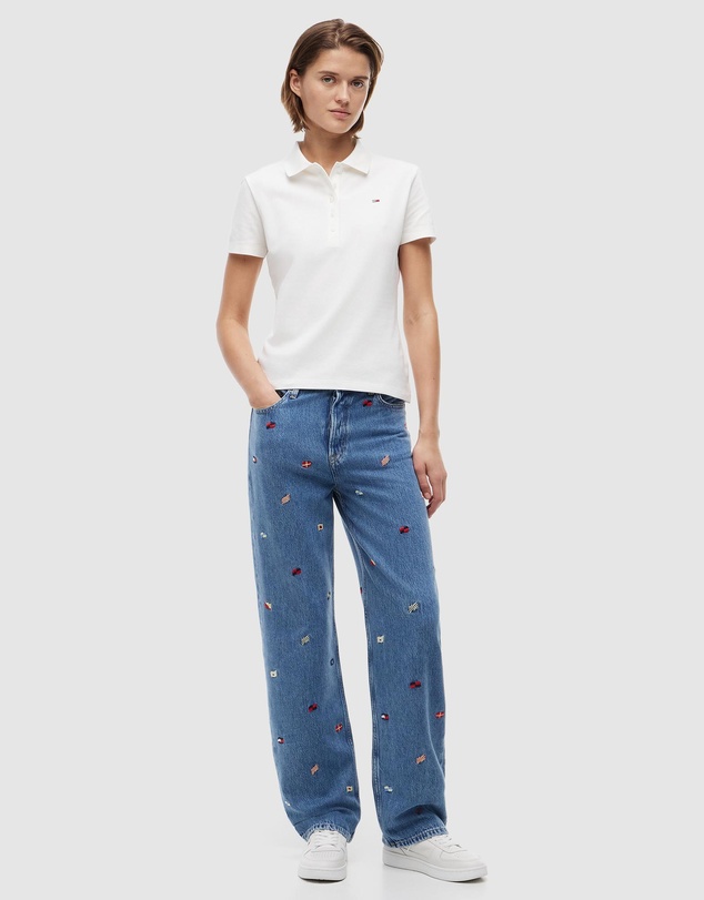 Tommy Jeans - Layla Flag Highrise Slim Straight Jeans