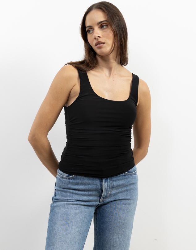 Atmos&Here - Skye Scoop Neck Mesh Tank