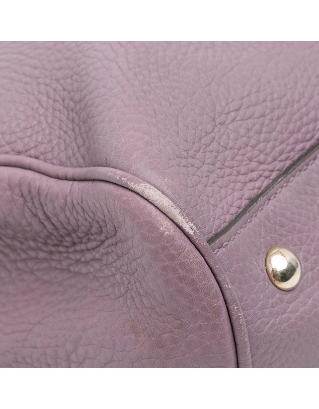 Pre-Loved by Azura Reborn - Pre-Loved Medium Calfskin Bamboo Shopper Satchel