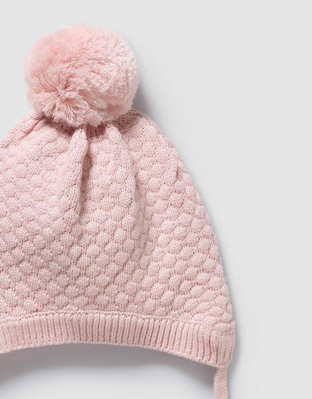 Wilson & Frenchy - Organic Knitted Bubble Bonnet - Babies