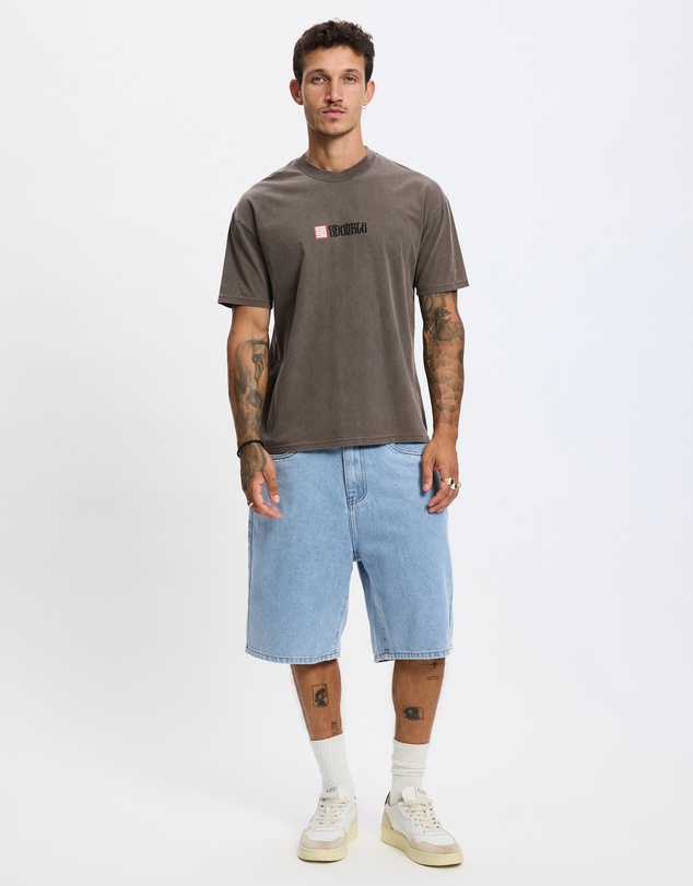 S Double - S Cube Mid Block SS Tee