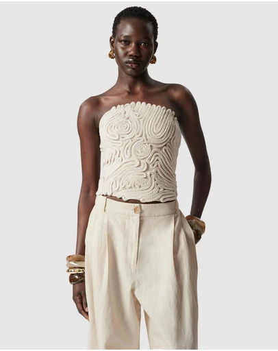& Other Stories - Sculptural Bandeau Top