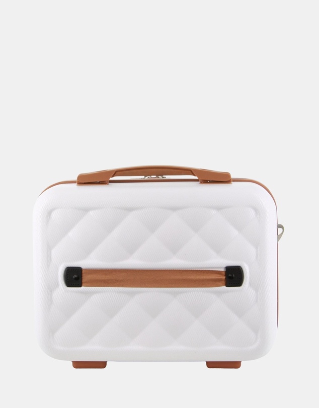 Pierre Cardin - Pierre Cardin Metro Large Hard Shell with Mini Beauty Case Set + Leather Tag