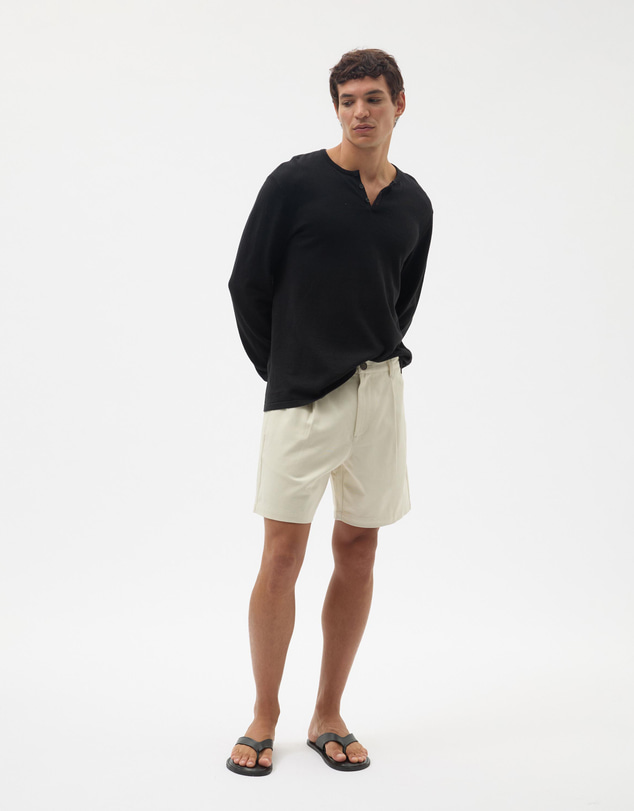 AERE - Hamptons Tailored Cotton Shorts