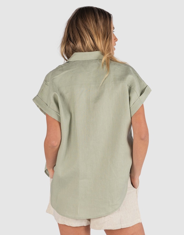 CAMIXA - CAPRI Short Sleeve Linen Shirt