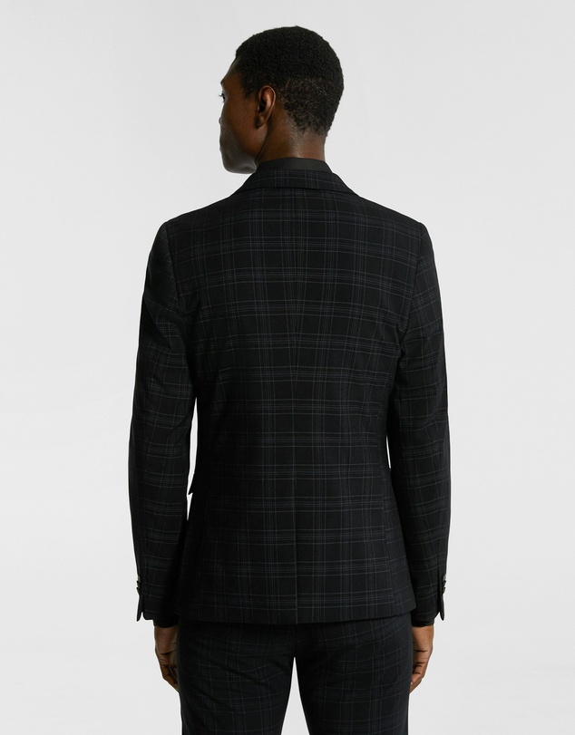 yd. - Alpa Check Stretch Blazer