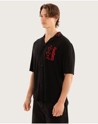 Kiss Chacey - Shadowrun SS Button Up Shirt