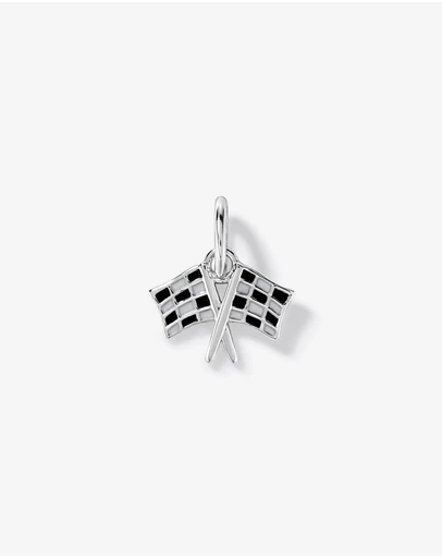 Michael Hill - Racing Flags Pendant in Sterling Silver