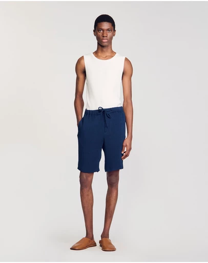 Sandro - Micropleated Shorts