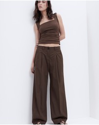 UNISON - Cotton Pleat Front Pant