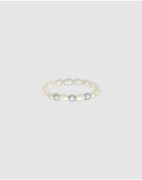 Elli Jewelry - Ring Beads Trend with Freshwater Pearls in 925 Sterling Silver