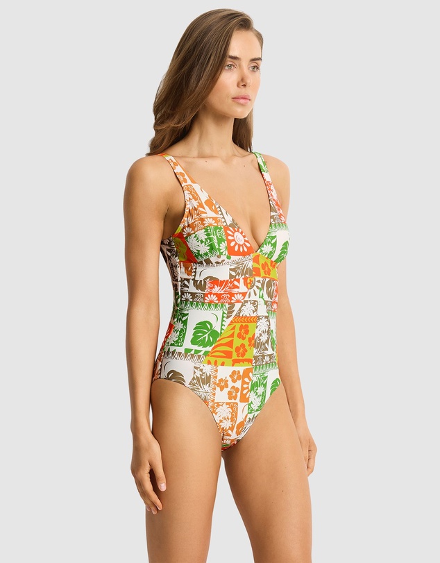 Sea Level Australia - Tavana Scoop Back Panel Line One Piece