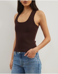 Atmos&Here - Sammy Racer Back Knit Top