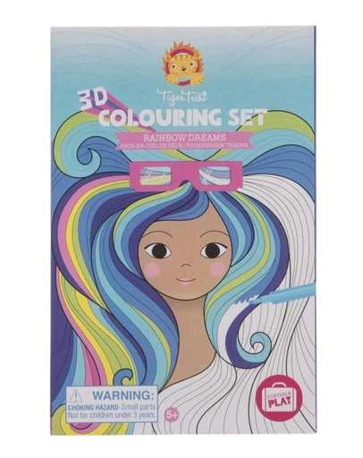 Tiger Tribe - 3D Colouring Set Rainbow Dreams