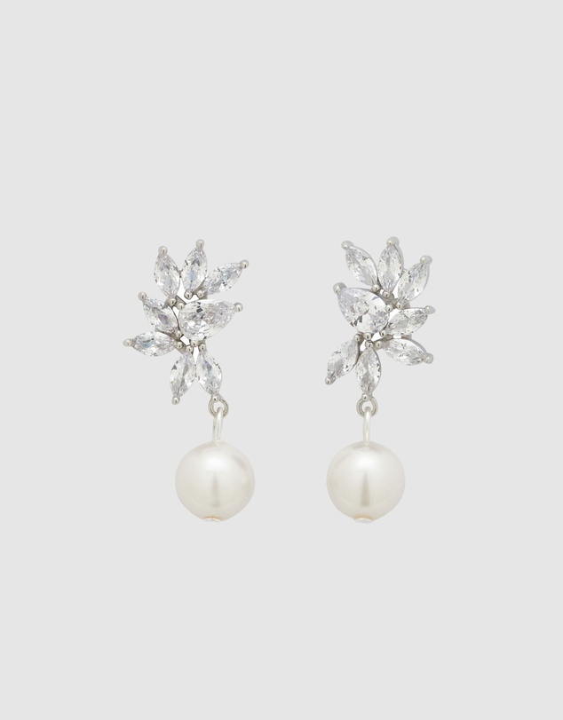Stephanie Browne - Twilight pearl earrings