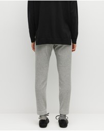 JH Lounge - JHL Slim Trackpant (Cotton Cashmere) Grey Marle