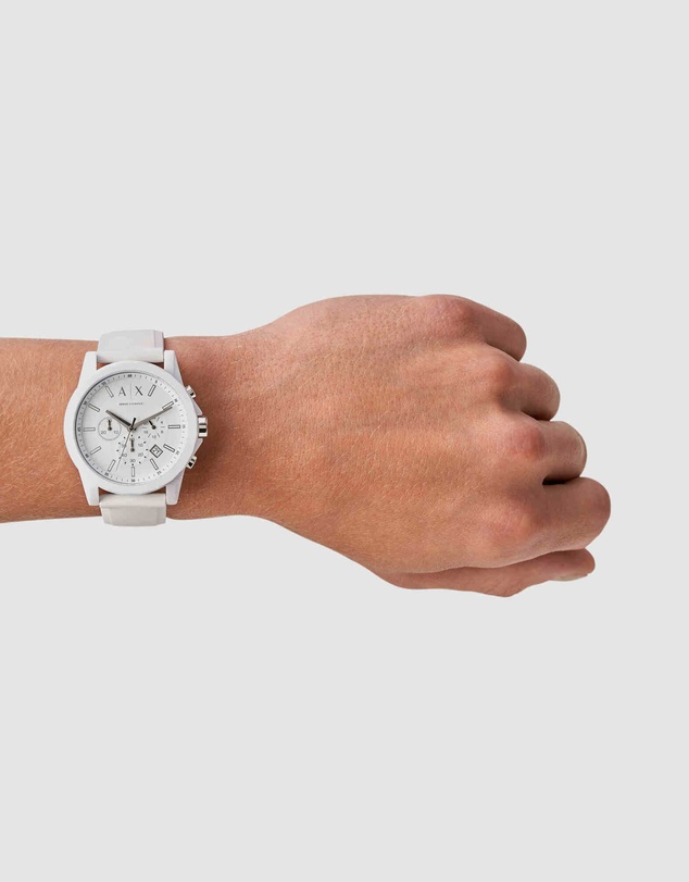 Armani Exchange - Armani Exchange White Watch AX1325