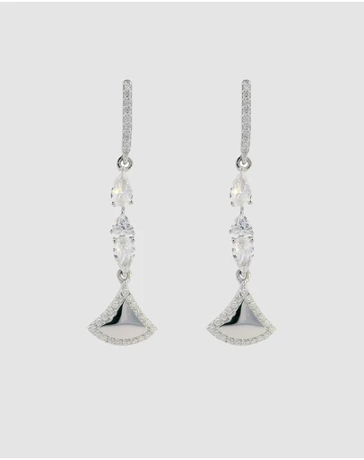 Georgini - Georgini Chic Noel Fantasy Earrings Silver