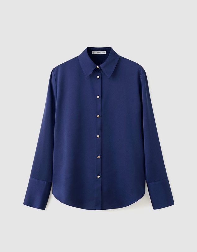 M.N.G - Satin Finish Flowy Shirt