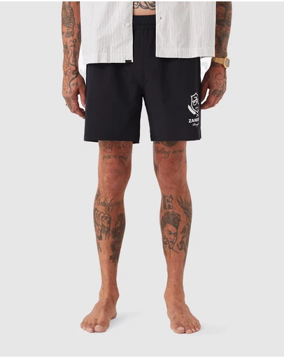 Zanerobe - Crest Balmoral Beach Short Black