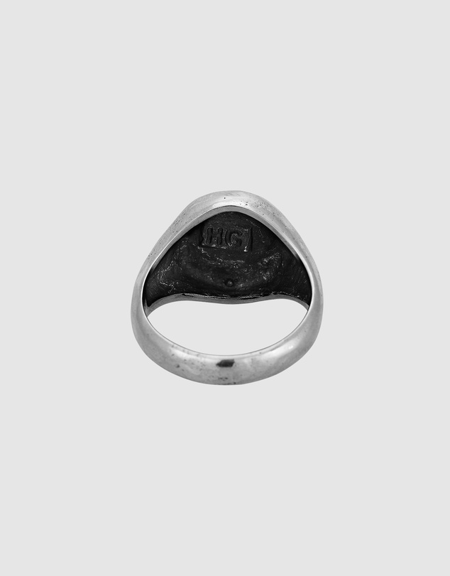 Haze & Glory - ICONIC EXCLUSIVE - Antidote Signet Ring in Oxidised 925 Silver