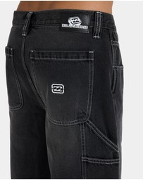 Billabong - Mens Bad Dog Workwear Denim Shorts