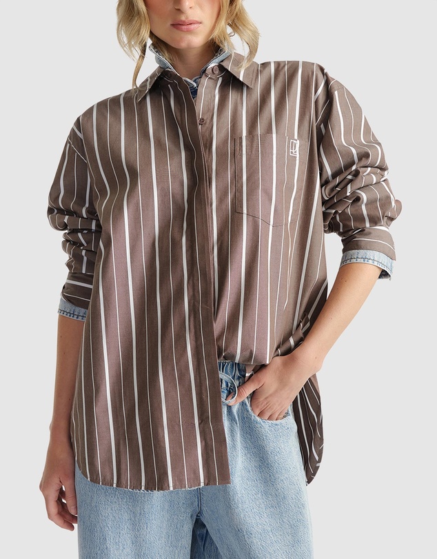 Decjuba - D-Luxe Poplin Stripe Shirt