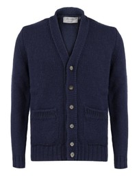 Henry Bucks - HENRY SARTORIAL Wool Buttonfront Cardigan