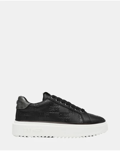 Steve Madden - On-Stage Black/Pewter Sneakers