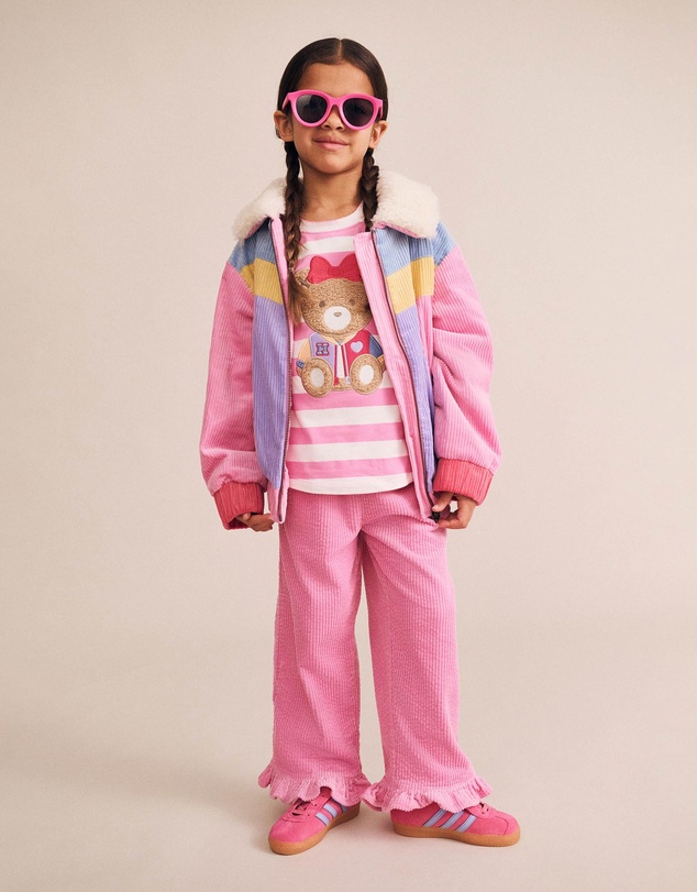 Huxbaby - Colour Block Cord Jacket - Babies-Kids