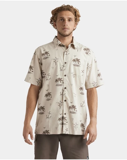 Quiksilver - Mens Horizon Haze Short Sleeve Shirt