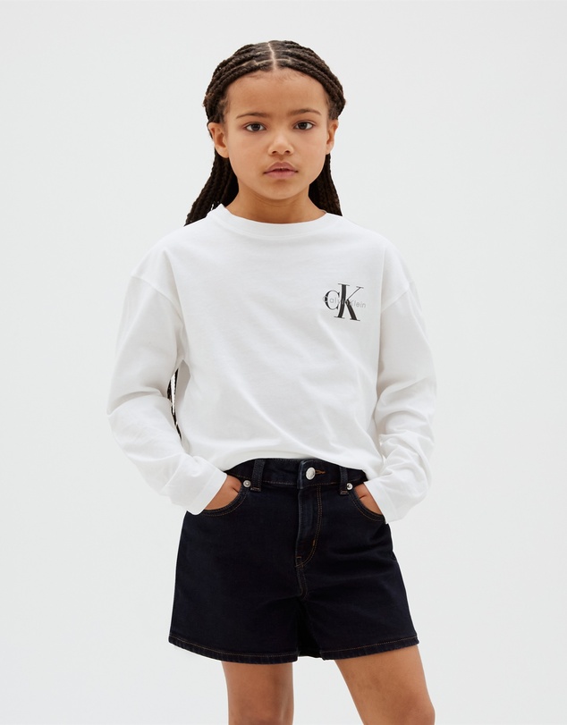 Calvin Klein Jeans - Kids Unisex Long Sleeve Logo T-Shirt