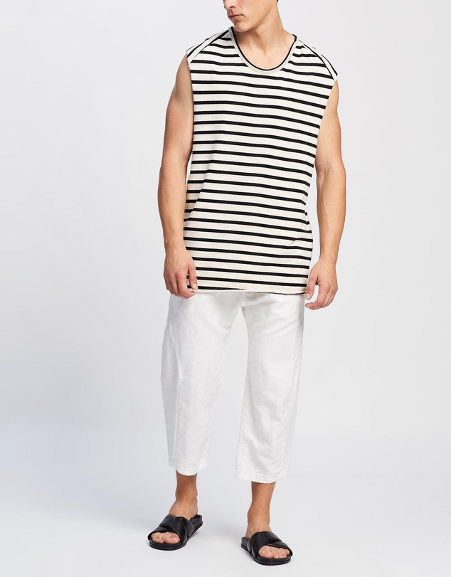 Surrounded By Ghosts - The Eskolaite Linen Canvas Drawstring Pants