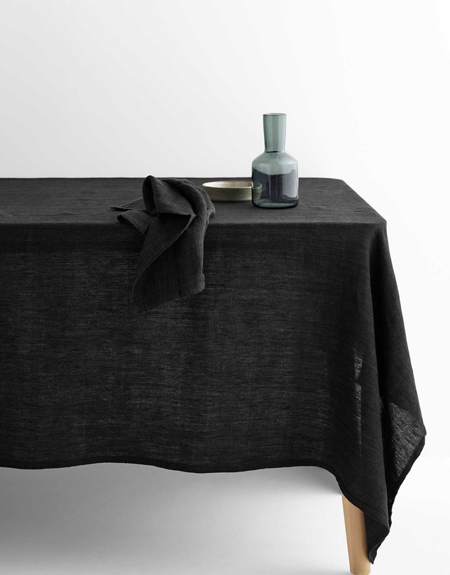 Aura Home - Vintage Pure Linen Tablecloth