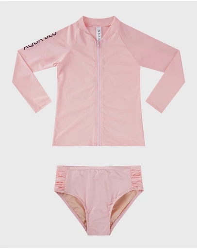 Aqua Blu Kids - Stepping Stones Long Sleeve Rash Vest Set - Kids