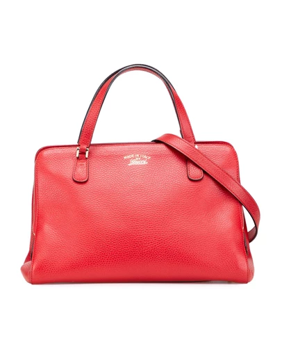Pre-Loved by Azura Reborn - Pre-Loved gucci Italian Leather Tote Bag with Shoulder Strap