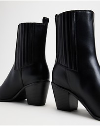 Atmos&Here - Juno Cowboy Ankle Boots