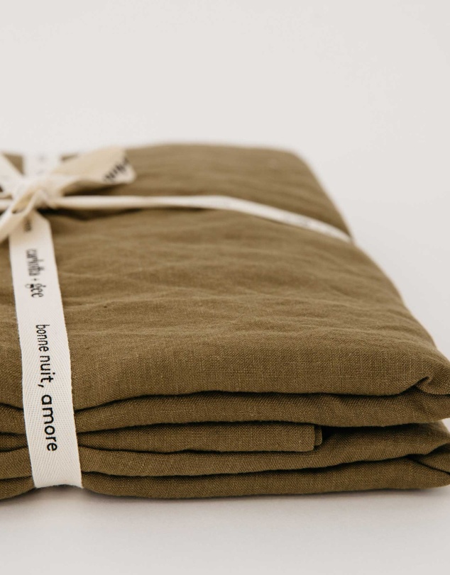 Carlotta + Gee - 100% Linen Flat Sheet