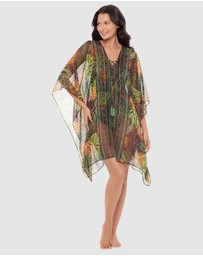 Miraclesuit Swimwear  - Sunset Islet Sheer Chiffon Caftan Beach Cover Up