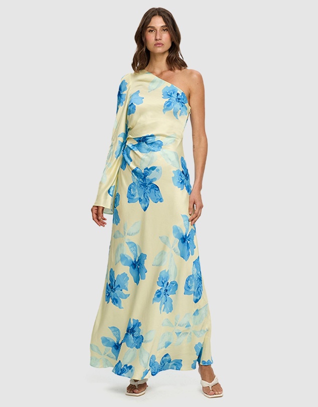 KIVARI - Sophie One Sleeve Maxi Dress
