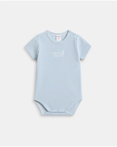 Seed Heritage - Core Rib Logo Bodysuit