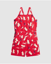 Polo Ralph Lauren - Sailboat-Print Cotton Canvas Rompers - ICONIC EXCLUSIVE - Kids-Teens
