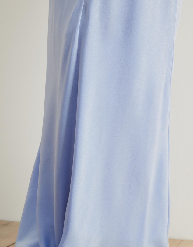Atmos&Here - Dara V-Neck Satin Maxi Dress