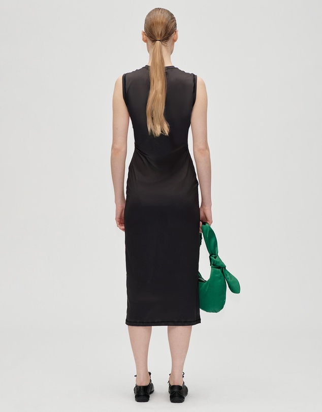 Stine Goya - Stocking Jersey Elastic Tank Crewneck Dress