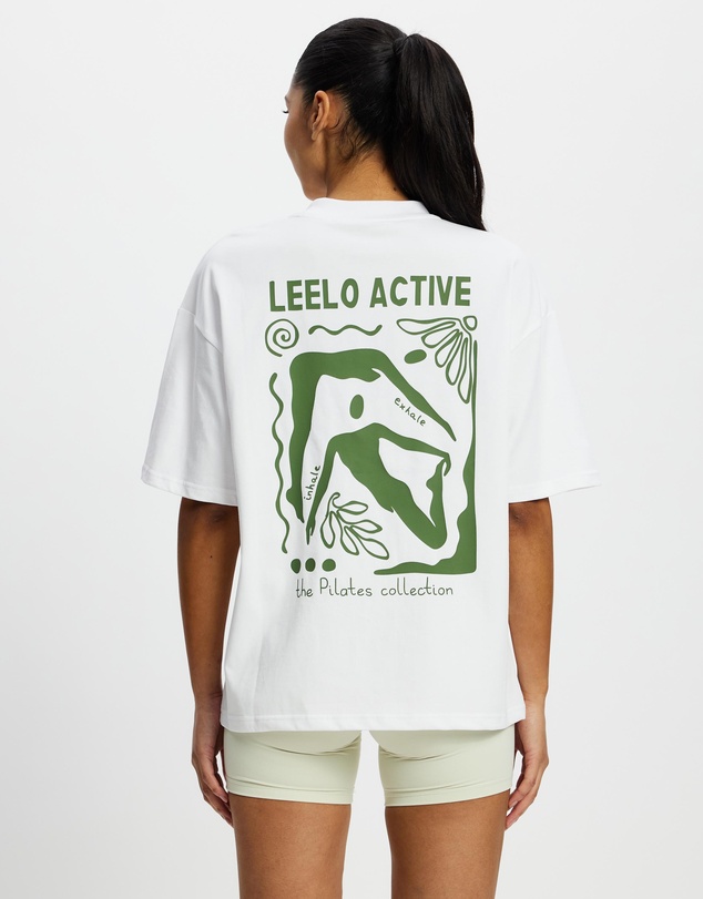Leelo Active - V5 Pilates Collection Tee - ICONIC EXCLUSIVE