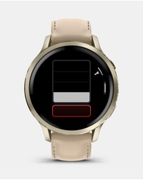 Garmin - Venu 4, 41mm, Leather Band