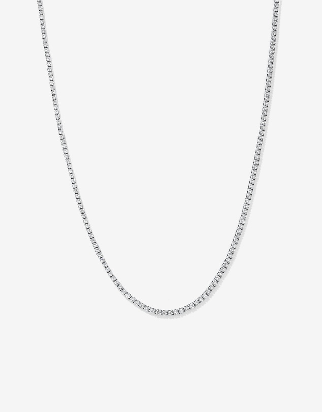 Michael Hill - Cubic Zirconia Tennis Necklace in Sterling Silver